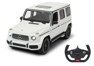 MASINA CU TELECOMANDA MERCEDES-BENZ G63 ALB SCARA 1 LA 14 - Img 4
