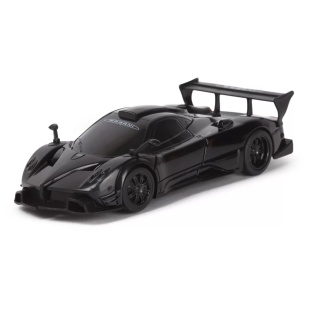 MASINUTA METALICA CONVERTIBILA PAGANI ZONDA R NEGRU CU SCARA 1 LA 32 - Img 6