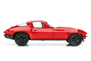 MASINUTA METALICA FAST AND FURIOUS 1966 CHEVY CORVETTE SCARA 1 LA 24 - Img 6