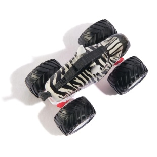 MONSTER JAM MASINUTA METALICA RACING STRIPES SCARA 1 LA 64 - Img 4