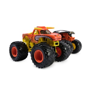 MONSTER JAM SET 2 MASINUTE METALICE MAX D XX SI EL TORO LOCO SCARA 1 LA 64 - Img 3