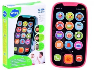 PRIMUL MEU TELEFON SMART ROZ CU MUZICA SI LUMINI - Img 5