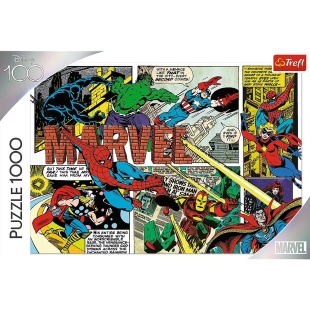 PUZZLE TREFL 1000 DISNEY 100 EROII MARVEL - Img 3