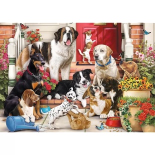 PUZZLE TREFL 1000 FORME ASCUNSE CATELUSII DRAGUTI - Img 2