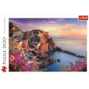 PUZZLE TREFL 1500 MANAROLA ITALIA - Img 3