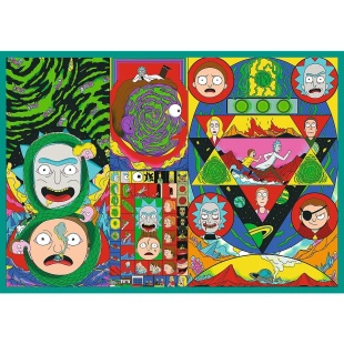 PUZZLE TREFL 4X250 LUMEA INTORTOCHEATA A LUI RICK SI MORTY - Img 5