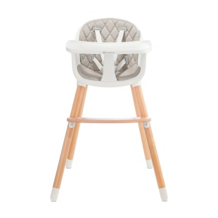 SCAUN DE MASA KINDERKRAFT SIENNA, 2 IN 1, GREY - Img 4