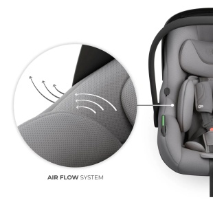SCOICA AUTO KINDERKRAFT I-LITE CU BAZA ISOFIX ENDURA SAFE FX, GRAY - Img 4