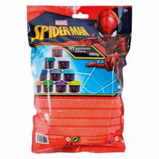 SET 10 BORCANASE DE PLASTILINA SPIDERMAN IN PUNGA DE PLASTIC - Img 4