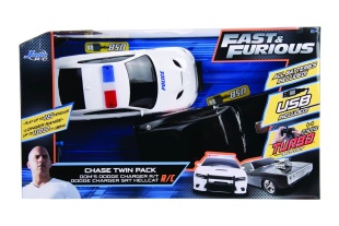 SET MASINUTE FAST AND FURIOUS RC TOYOTA SUPRA&DODGE CHARGER SRT SCARA 1:16 - Img 7