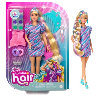 BARBIE TOTALLY HAIR PAPUSA BARBIE BLONDA - Img 8