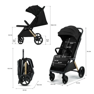 CARUCIOR SPORT KINDERKRAFT LOOM, 0-22 KG, INK BLACK - Img 11
