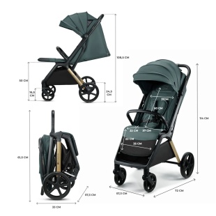 CARUCIOR SPORT KINDERKRAFT LOOM, 0-22 KG, JADE GREEN - Img 12
