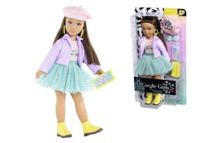 COROLLE SET SAPTAMANA MODEI LA MILANO PAPUSA LUNA 28CM - Img 10