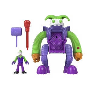 FISHER PRICE IMAGINEXT DC SUPER FRIENDS VEHICUL CU FIGURINA JOKER - Img 2