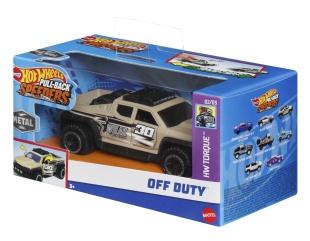HOT WHEELS MASINUTA METALICA CU SISTEM PULL BACK OFF DUTY SCARA 1:43 - Img 2