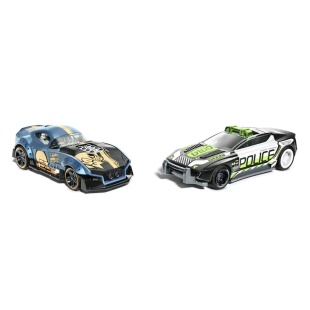 HOT WHEELS SET 2 MASINUTE METALICE PULL BACK MUSCLE AND BLOWN SI ALPHA PURSUIT 1:43 - Img 2