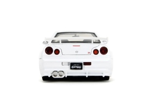 JADA SET FIGURINA METALICA 6CM SI MASINUTA NISSAN SKYLINE GTR SCARA 1 LA 24 - Img 4
