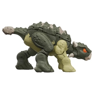 JURASSIC WORLD FIERCE CHANGERS DOUBLE DANGER DINOZAUR TRANSFORMABIL TYRANNOSAURUS REX SI ANKYLOSAURUS VERDE - Img 2