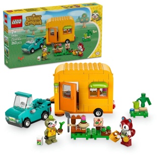 LEGO ANIMAL CROSSING CARAVANA SI MAGAZINUL DE GRADINARIT AL LUI LEIF 77054 - Img 6
