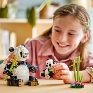 LEGO CREATOR ANIMALE SALBATICE: FAMILIA DE URSI PANDA 31165 - Img 3