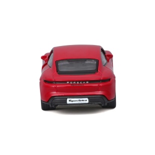MAISTO MASINUTA METALICA SPEED ICONS PORSCHE TAYCAN TURBO S ROSU SCARA 1 LA 64 - Img 5