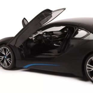 MASINA CU TELECOMANDA BMW I8 NEGRU SCARA 1 LA 14 - Img 7