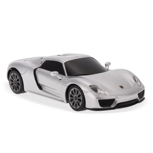 MASINA CU TELECOMANDA PORSCHE 918 SPYDER ARGINTIU CU SCARA 1 LA 24 - Img 3