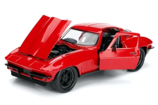 MASINUTA METALICA FAST AND FURIOUS 1966 CHEVY CORVETTE SCARA 1 LA 24 - Img 7