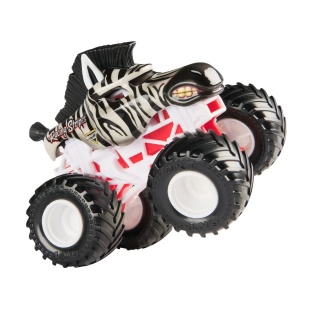 MONSTER JAM MASINUTA METALICA RACING STRIPES SCARA 1 LA 64 - Img 5