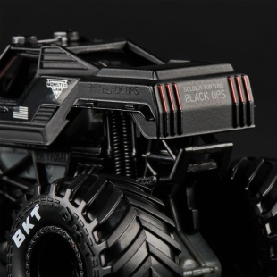 MONSTER JAM MASINUTA METALICA SOLDIER FORTUNE BLACK OPS SCARA 1 LA 64 - Img 6