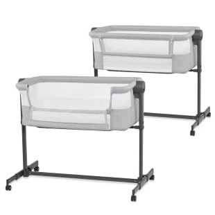 PATUT CO-SLEEPER KINDERKRAFT NESTEE UP 2, GRI DESCHIS - Img 2