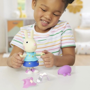 PEPPA PIG SET FIGURINA SI ACCESORII VESTIMENTARE IEPURASUL REBECCA 15CM - Img 3