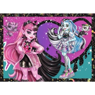 PUZZLE TREFL 4IN1 MONSTER HIGH O ZI ELECTRIZANTA - Img 6