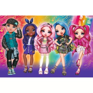 PUZZLE TREFL PRIMO SUPER SHAPE XXL 104 RAINBOW HIGH - Img 2