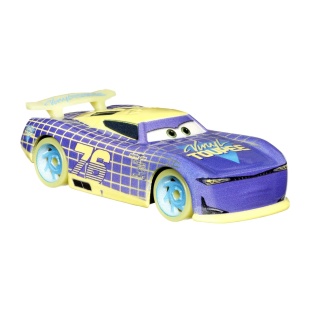 CARS GLOW RACERS MASINUTA METALICA WILL RUSCH SCARA 1 LA 55 - Img 4