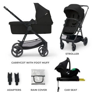 CARUCIOR KINDERKRAFT NEWLY, 4 IN 1, CLASSIC BLACK - Img 4