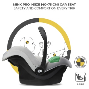 CARUCIOR KINDERKRAFT YOXI 3IN1 (MINK PRO) MOON GREY - Img 9