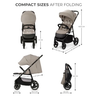 CARUCIOR SPORT KINDERKRAFT TRIG3 STONE BEIGE - Img 5