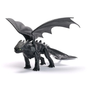 CUM SA ITI DRESEZI DRAGONUL LUPTA DRAGONILOR FIGURINA DRAGON TOOTHLESS 26.5 CM - Img 2