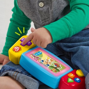 FISHER PRICE LAUGH&LEARN CONSOLA BEBE IN LIMBA ROMANA - Img 5