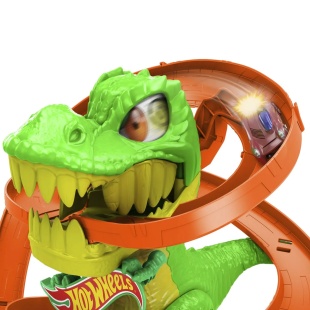 HOT WHEELS CITY SET STATIA DE POMPIERI SI BATALIA CU TREX - Img 4