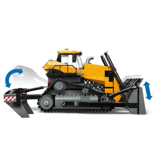 LEGO CITY BULDOZER GALBEN 60466 - Img 6