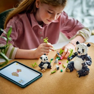 LEGO CREATOR ANIMALE SALBATICE: FAMILIA DE URSI PANDA 31165 - Img 4