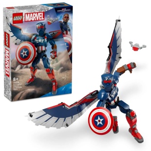 LEGO SUPER HEROES FIGURINA DE CONSTRUCTIE CAPITANUL AMERICA 76296 - Img 3