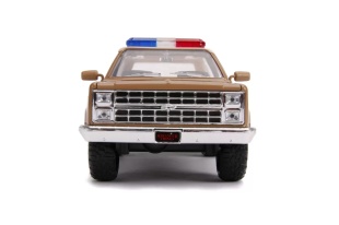 MACHETA METALICA 1980 CHEVY POLICE K5 SCARA 1 LA 24 - Img 6