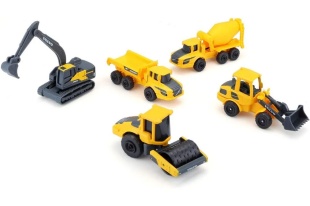 MAISTO SET 5 UTILAJE DE CONSTRUCTII VOLVO - Img 8