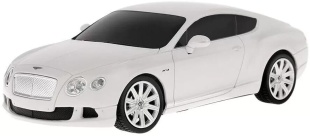 MASINA CU TELECOMANDA BENTLEY CONTINENTAL GT ALB CU SCARA 1 LA 24 - Img 5