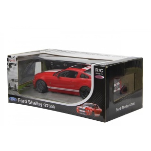 MASINA CU TELECOMANDA FORD SHELBY GT500 ROSU CU SCARA 1 LA 14