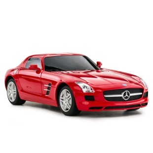 MASINA CU TELECOMANDA MERCEDES-BENZ SLS AMG ROSU SCARA 1 LA 24 - Img 3